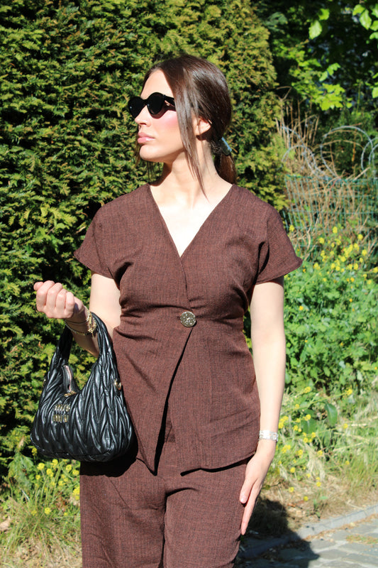 Co-ord « Bossanova » Marron