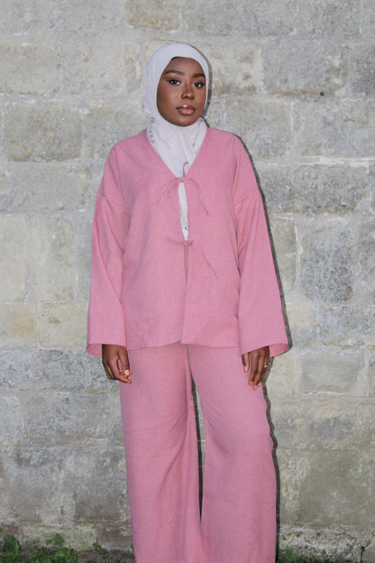 Co-ord « Mira » Rose