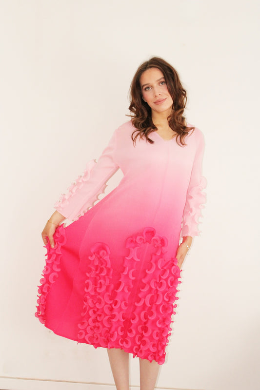 Dress jade « fuschia »