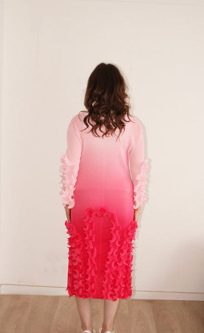 Dress jade « fuschia »